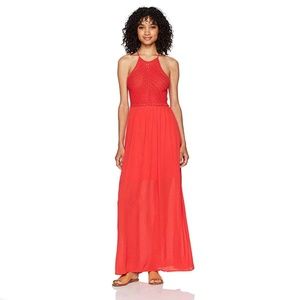 Speechless Junior's Crochet Top Maxi Dress